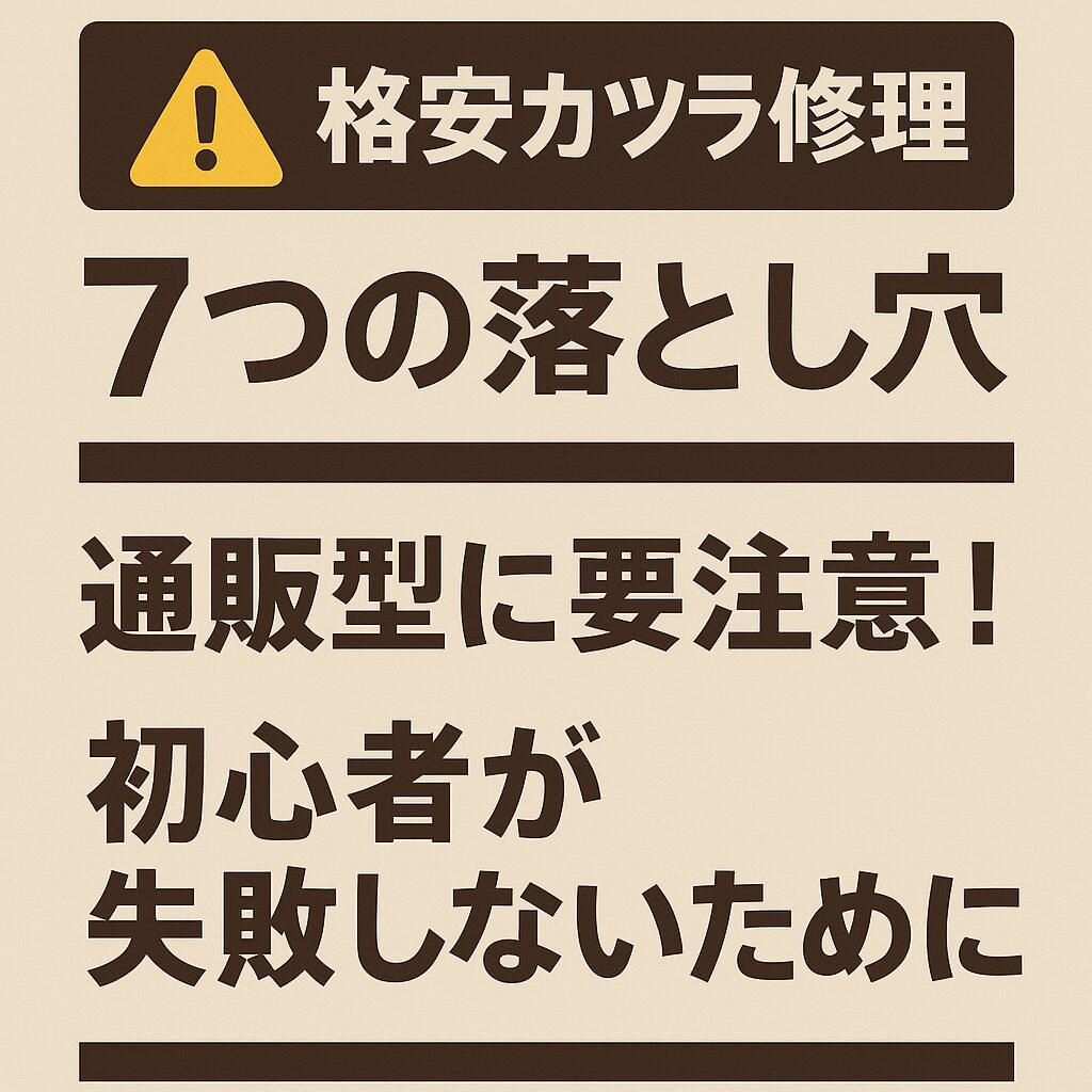 カツラ修理で後悔しないために|通販型と店舗型の違い|チェックポイント7選