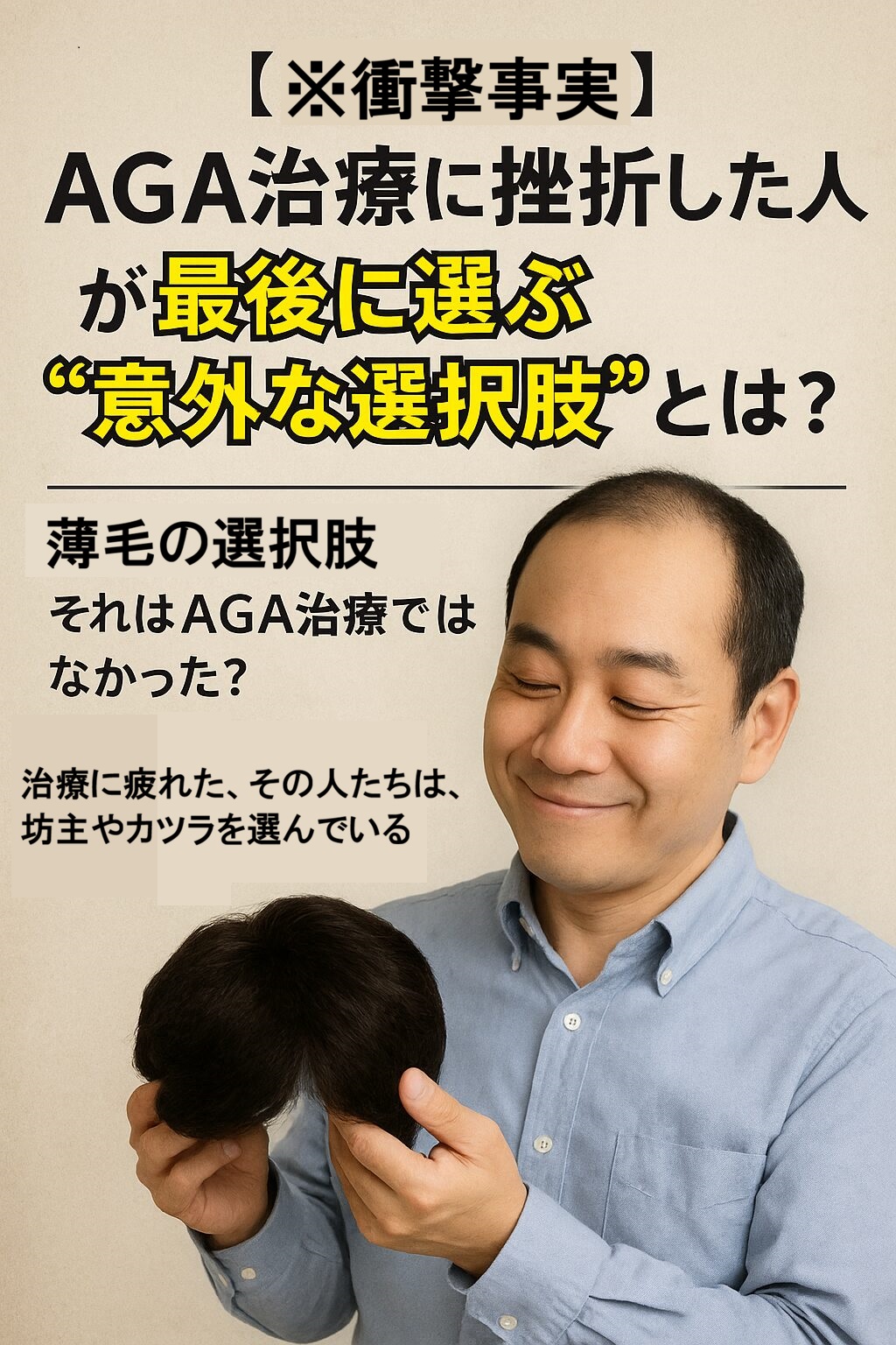 AGA治療の危険性に不安を感じたら読むべき記事｜もう迷わない“現実的な選択”　プロフィットLLC上尾埼玉
