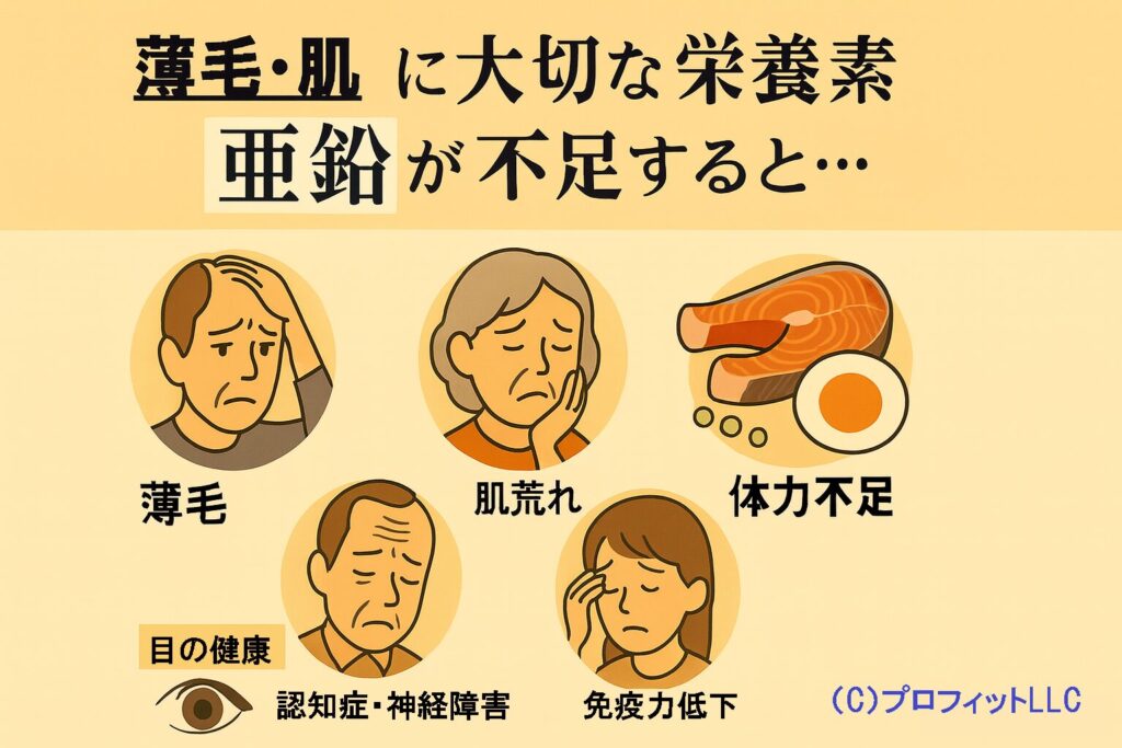 国立研究機関も警告する“亜鉛不足”——髪・皮膚・認知機能への影響を専門的に解説