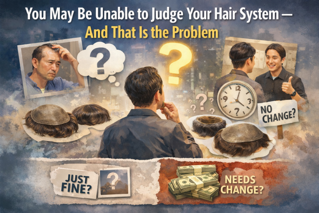 You May Be Unable to Judge Your Hair System — And That Is the Problem