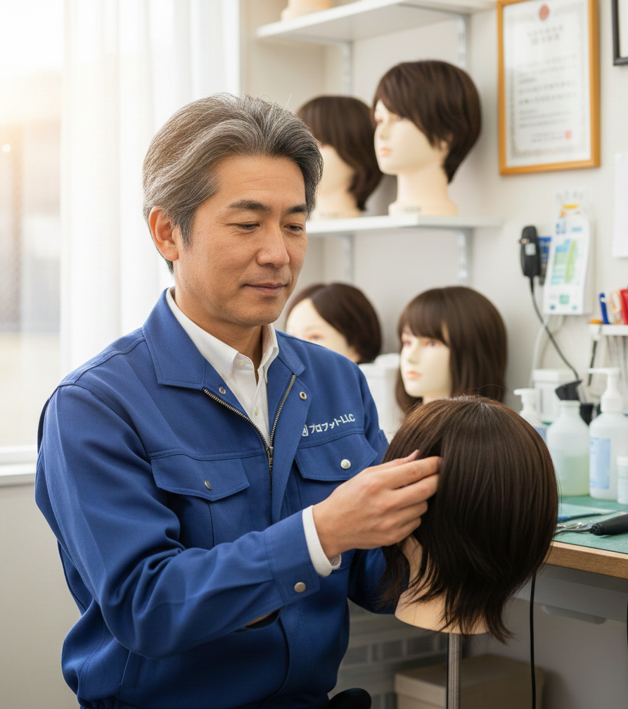 【最後の砦 かつら修理】「無理」と言われたベース劣化・人工皮膚を再生する技術
