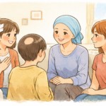 円形脱毛や傷跡、やけど跡など突然髪を失った人を支える特殊かつらのイメージ