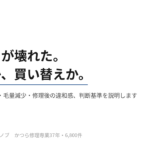 かつらのベースの破れや毛量減少の判断基準を説明する記事