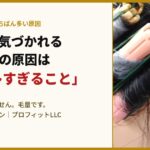 カツラ毛量が多すぎる